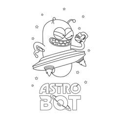 Astro Bot (Video Games) coloring page #221859 to print and color