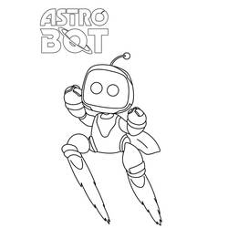 Astro Bot (Video Games) coloring page #221860 to print and color