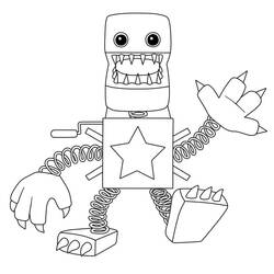 Boxy Boo - Free printable coloring pages