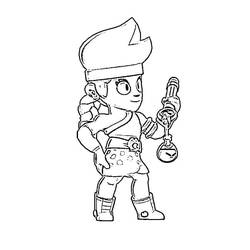 Brawl Stars (Video Games) coloring page #175451 to print and color