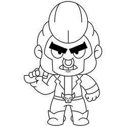 Brawl Stars (Video Games) coloring page #175463 to print and color