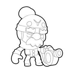 Brawl Stars (Video Games) coloring page #175475 to print and color