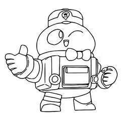 Brawl Stars (Video Games) coloring page #175480 to print and color
