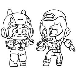 Brawl Stars (Video Games) coloring page #175481 to print and color