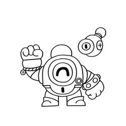 Brawl Stars (Video Games) coloring page #175483 to print and color