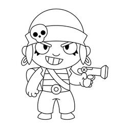 Brawl Stars (Video Games) coloring page #175486 to print and color