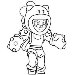 Brawl Stars (Video Games) coloring page #175489 to print and color