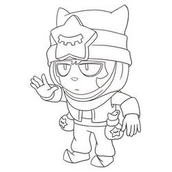 Brawl Stars (Video Games) coloring page #175490 to print and color