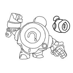 Brawl Stars (Video Games) coloring page #175501 to print and color