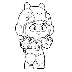 Brawl Stars (Video Games) coloring page #214741 to print and color