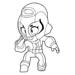 Brawl Stars (Video Games) coloring page #214750 to print and color
