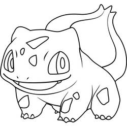 Bulbasaur (Video Games) coloring page #181444 to print and color
