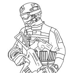 Call of Duty (Video Games) coloring page #198993 to print and color