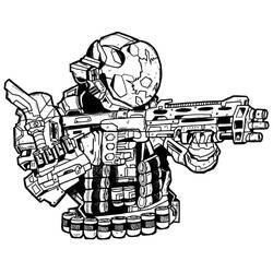 Call of Duty (Video Games) coloring page #198994 to print and color