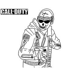 Call of Duty - Free printable coloring pages
