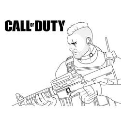 Call of Duty (Video Games) coloring page #199005 to print and color