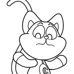 Coloring page: CatNap (Video Games) #215332 - Free Printable Coloring Pages