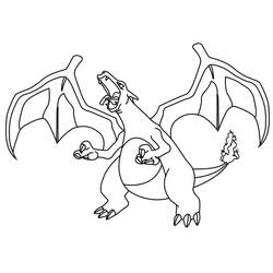 Charizard (Video Games) coloring page #179547 to print and color