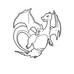 Charizard (Video Games) coloring page #179550 to print and color