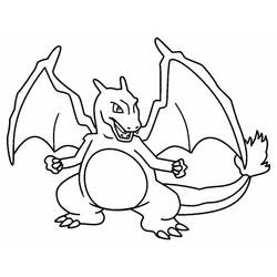 Charizard (Video Games) coloring page #179557 to print and color