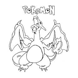 Charizard (Video Games) coloring page #179558 to print and color