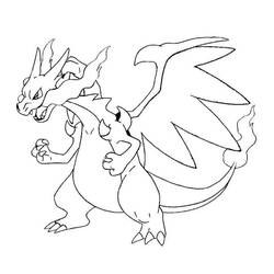Charizard (Video Games) coloring page #179562 to print and color