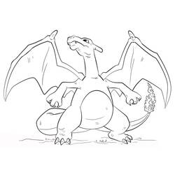 Charizard - Free printable coloring pages