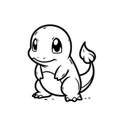 Charmander (Video Games) coloring page #219033 to print and color