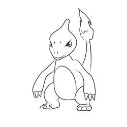 Charmeleon (Video Games) coloring page #218931 to print and color