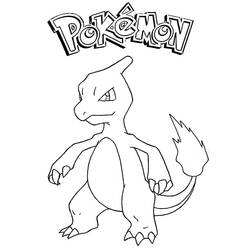 Charmeleon (Video Games) coloring page #218943 to print and color
