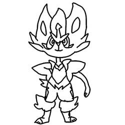 Cinderace (Video Games) coloring page #219143 to print and color