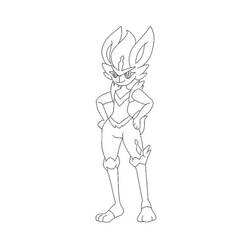 Cinderace (Video Games) coloring page #219150 to print and color