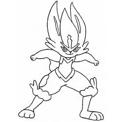 Cinderace (Video Games) coloring page #219154 to print and color