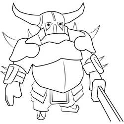 Clash Royale (Video Games) coloring page #200929 to print and color