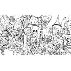 Clash Royale (Video Games) coloring page #200930 to print and color