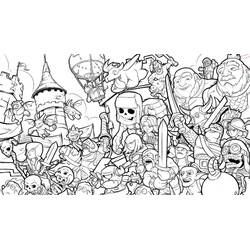 Clash Royale (Video Games) coloring page #200932 to print and color