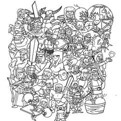 Clash Royale (Video Games) coloring page #200933 to print and color