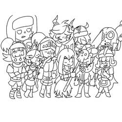 Clash Royale (Video Games) coloring page #200951 to print and color