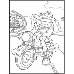 Coloring page: Crash Bandicoot (Video Games) #219812 - Free Printable Coloring Pages