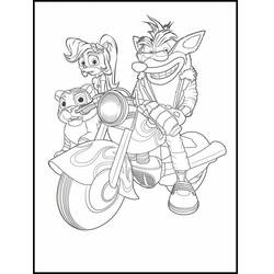 Coloring page: Crash Bandicoot (Video Games) #219818 - Free Printable Coloring Pages