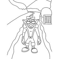 Coloring page: Crash Bandicoot (Video Games) #219828 - Free Printable Coloring Pages