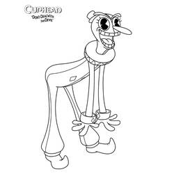 Cuphead - Free printable coloring pages
