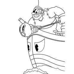 Cuphead (Video Games) coloring page #185088 to print and color