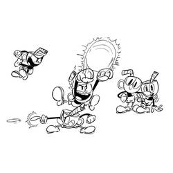 Cuphead (Video Games) coloring page #185096 to print and color
