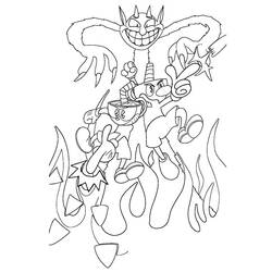 Cuphead (Video Games) coloring page #185103 to print and color
