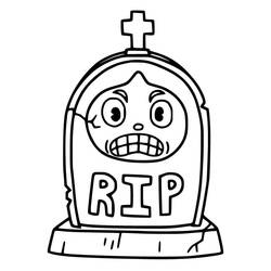 Cuphead (Video Games) coloring page #185105 to print and color