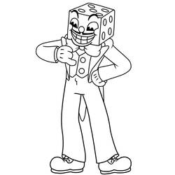 Cuphead (Video Games) coloring page #185110 to print and color