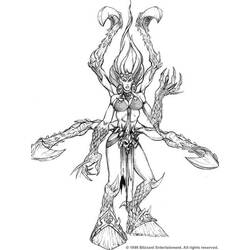 Coloring page: Diablo (Video Games) #121666 - Printable coloring pages