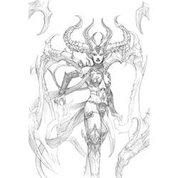 Coloring page: Diablo (Video Games) #121694 - Printable coloring pages