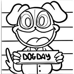 DogDay (Video Games) coloring page #215343 to print and color